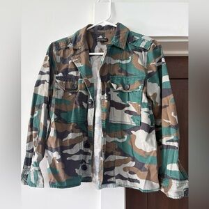 Small J Crew Camo Women’s Jacket